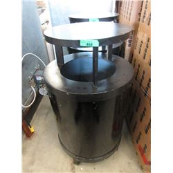 Commercial Garbage Can with Metal Top