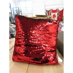 6 New Colour Shifting Shimmer Pillows - Red/Black