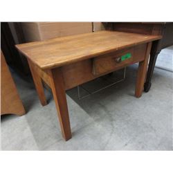 Small Solid Wood Coffee with Drawer
