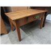 Image 1 : Small Solid Wood Coffee with Drawer