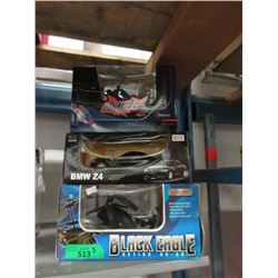R/C Car & 2 R/C Helicopters