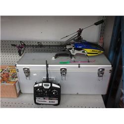 R/C Helicopter with Case of Accessories