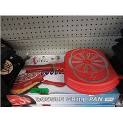 2 New Double Grill Pans
