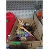 Image 1 : Box of Assorted Barbie Dolls & Clothing