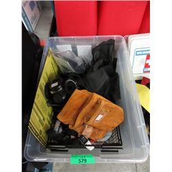Tote of New Tools and Gear