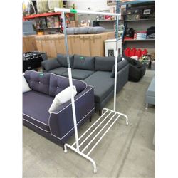 Adjustable Height Rolling Garment Rack