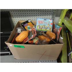Box of Assorted New Toys