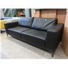 Image 1 : New Black Leather Sofa by SofaLab