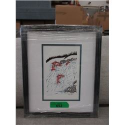 Richard Shorty Framed Print - Up the Creek