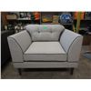 Image 1 : New Fabric Arm Chair w/ Contrasting Piping