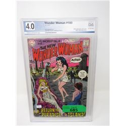 Graded 1969 Wonder Woman #183" 15¢ DC Comic