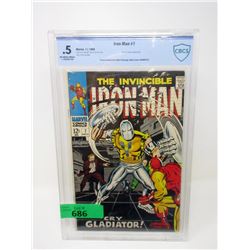 Graded 1968 "Iron Man #7" 12¢ Marvel Comic