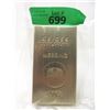 Image 1 : 1000 Gram .999 Fine Brass German Mint Bar