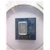 Image 2 : 1 Gram .999.5 Fine Platinum PAMP Suisse Bar