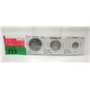 Image 1 : 1962 Canadian 80% Silver 3 Coin Set