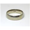 Image 1 : Estate - 10 KT White Gold Band Ring - 5.1 Grams