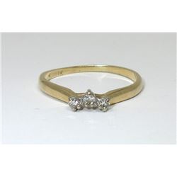 Estate - 14 KT Yellow Gold Diamond Ring