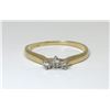 Image 1 : Estate - 14 KT Yellow Gold Diamond Ring