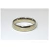 Image 1 : Estate - 14 KT White Gold Band Ring - 4.6 Grams