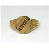Image 1 : Estate - 22 KT Yellow Gold Diamond Cut Ring