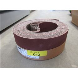 10 New 60 Grit Sanding Belts-  4" x 132"