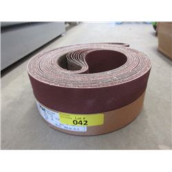 10 New 60 Grit Sanding Belts-  4" x 132"