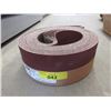 Image 1 : 10 New 60 Grit Sanding Belts-  4" x 132"