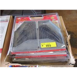 Case of 6 New 30 Piece Combination Hex Key Sets