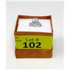 Image 2 : 3.5 CT Blue Topaz & Diamond Ring