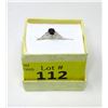 Image 2 : 1 CT Garnet & Diamond Sterling Silver Ring