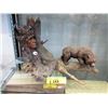 Image 1 : 1 Bear & 1 Warrior & Eagle Statue