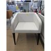 Image 1 : New Fabric Side Chair with Metal Frame - Grey