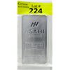 Image 1 : 10 Oz Asahi Refining .999 Silver Bar