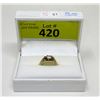 Image 2 : Estate - 10KT Gold Vintage Solitaire Ring - Size 9