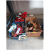 Image 1 : 2 Boxes of New Toys & Xmas Goods + Used Barbies