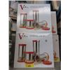 Image 1 : 2 New 4 Piece Glass Storage Jars Sets