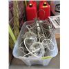 Image 1 : Tote of 3 Matching Chandelier Light Fixtures