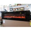 Image 1 : New Dynasty 94" Electric Wall Mount Fireplace