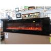 Image 1 : New Dynasty 94" Electric Wall Mount Fireplace
