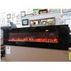 Image 1 : New Dynasty 94" Electric Wall Mount Fireplace