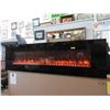 Image 1 : New Dynasty 94" Electric Wall Mount Fireplace