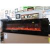 Image 1 : New Dynasty 94" Electric Wall Mount Fireplace
