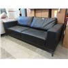 Image 1 : New Black Leather Sofa by SofaLab