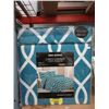 Image 1 : New Queen 3 Piece Coverlet Set - Blue