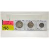 Image 1 : 1958 Canadian BC Centennial 80% Silver 3 Coin Set