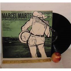 Very rare French Canadien vinyl long play record 33 - rare Marcel Martel sa guitare et ses chanson