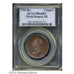 1783 1C Washington & Independence Cent, Draped Bust, C 1783[1C] Washington & Independence Cent, Drap