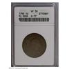 Image 1 : 1797 1/2 C Plain Edge Fine 15 ANACS. B-3c, C-3a, R.3. 1797[1/2 C] Plain Edge Fine 15 ANACS.