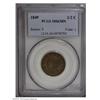 Image 1 : 1849 1/2 C Large Date MS63 Brown PCGS. B-4, C-1, R.2. 1849[1/2 C] Large Date MS63 Brown PCGS.