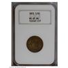 Image 1 : 1853 1/2 C MS65 Brown NGC. B-1, C-1, R.1. A small die 1853[1/2 C] MS65 Brown NGC.